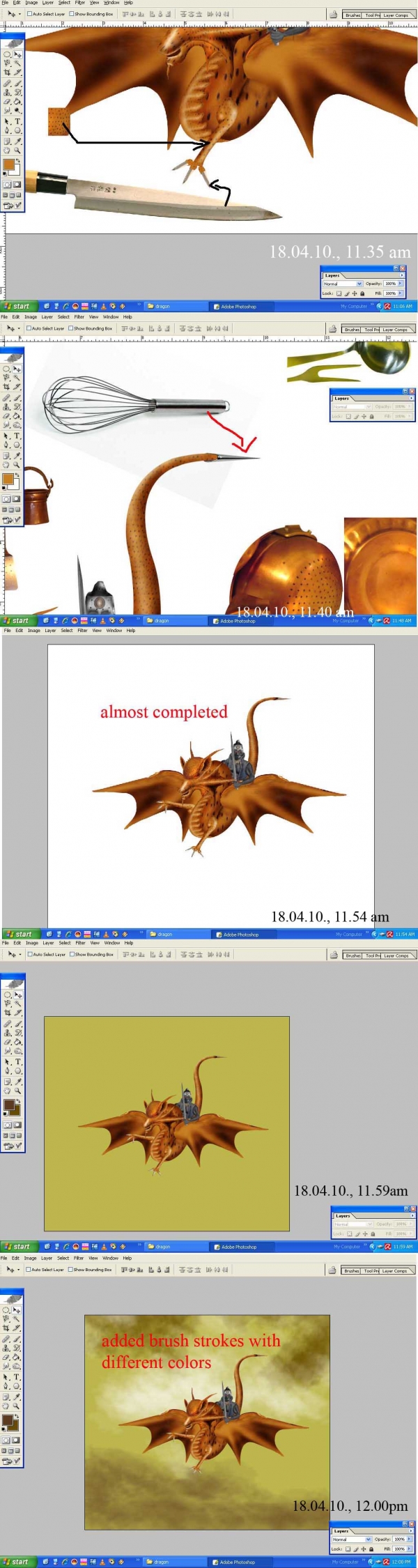 Creation of The Dragon Rider....!!: Step 3